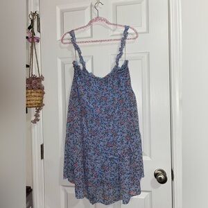 Altar'd State Blue Floral Mini Dress